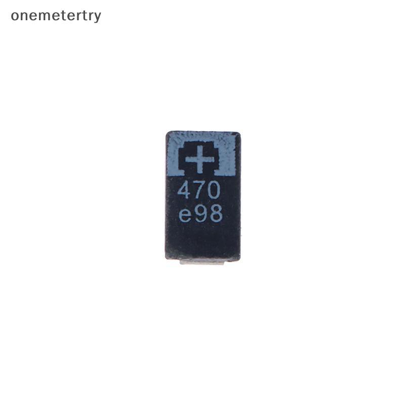 EM 5 CÁI 2R5TPE470M9 470 2.5V 470UF SMD Tụ điện Tantalum Polymer Tụ điện n