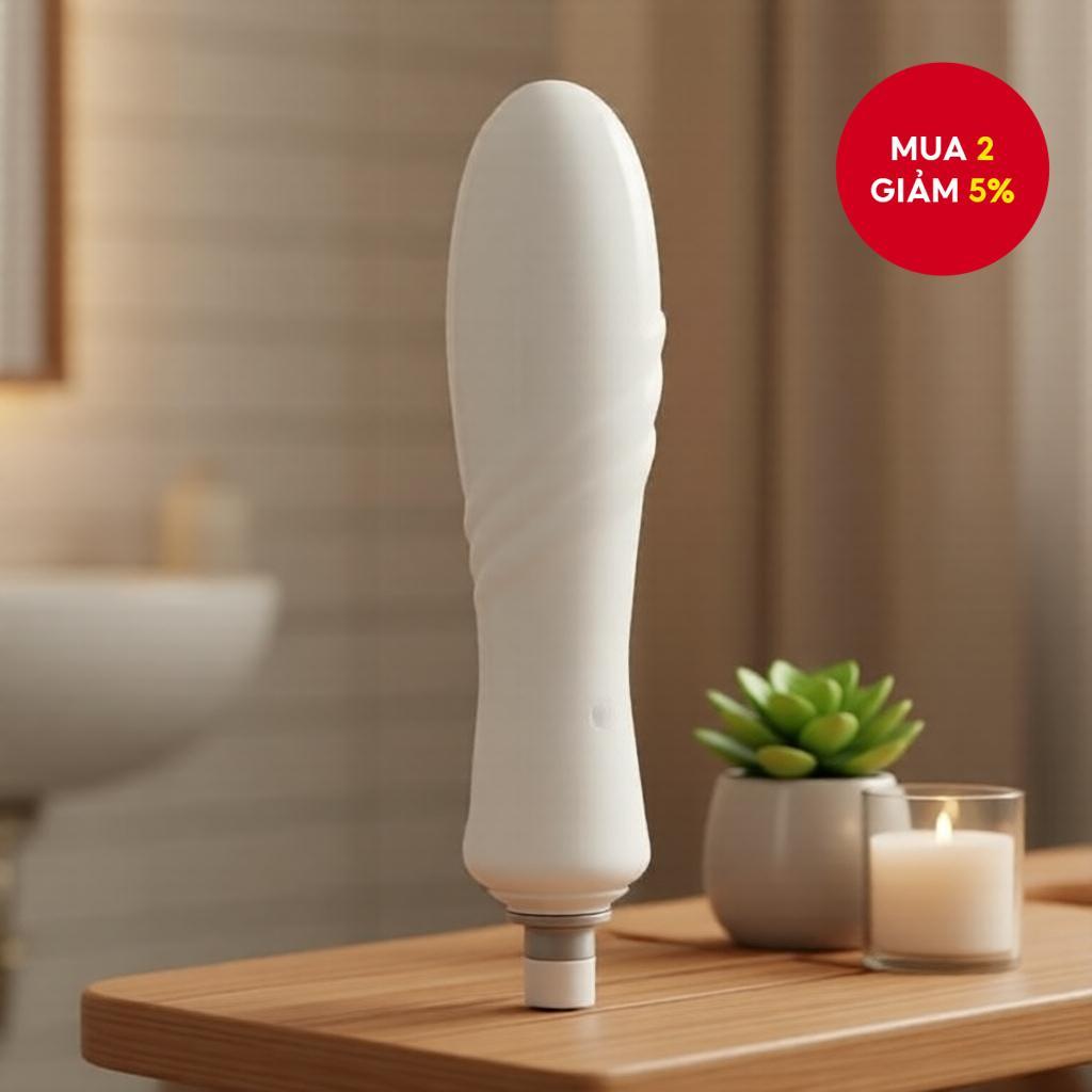  Phụ kiện sáng tạo cho súng fascia: đầu silicone sửa đổi với bộ chuyển đổi mở rộng để massage và giác hơi.