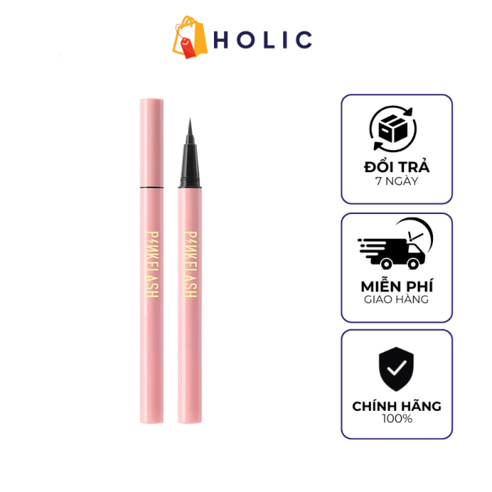 Kẻ Mắt Nước Pinkflash Waterproof Easy Eyeliner Ngòi Mảnh Lâu Trôi 0.6g