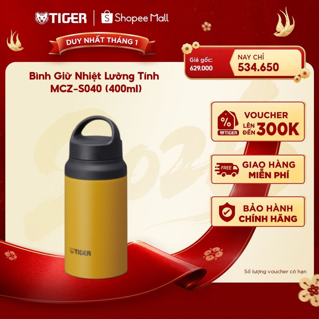 Bình Giữ Nhiệt Lưỡng Tính Tiger MCZ-S040 (400ml)