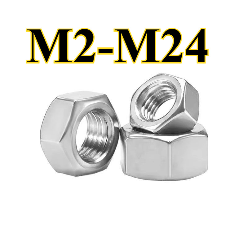 (INOX316)  Ecu lục giác, đai ốc, tán inox316 bền chống ăn mòn  M2 / M2.5-M24 [12YDD-MB1]