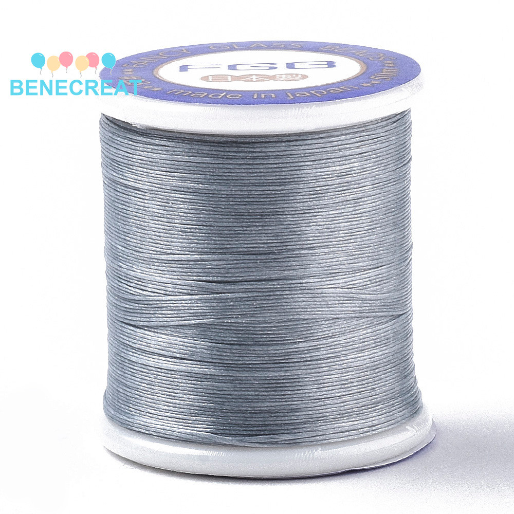BENECREAT - Cuộn Dây Nylon 66 Màu Xám Đậm 0,1mm, Khoảng 54,68 Yards (50m)