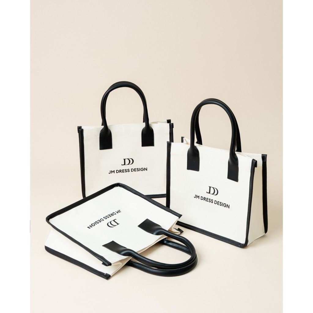 Túi xách JDD QT06.2502, túi tote canvat thiết kế bởi JM Dress Design