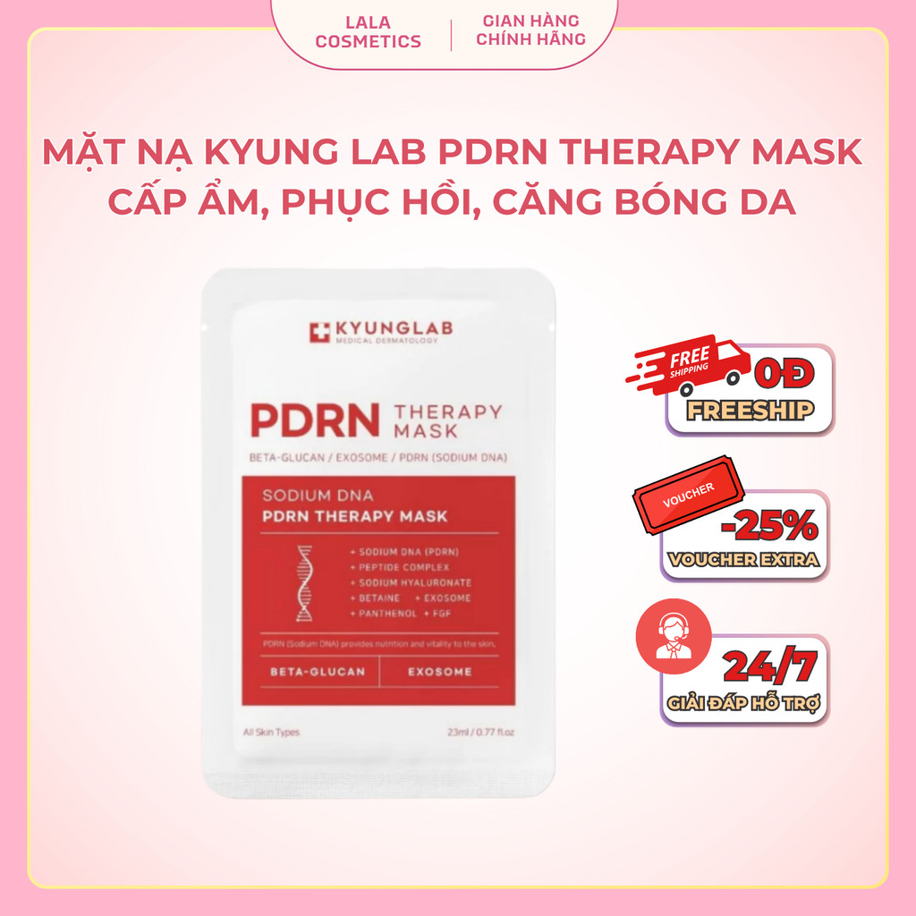 [Lẻ 1] Mặt Nạ KyungLab PDRN Therapy Mask – Cấp Ẩm, Phục Hồi & Trẻ Hóa Da Hiệu Quả