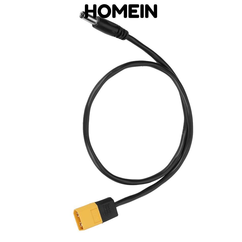 Cáp đạn nam HOMEIN XT60, Cáp DC 5,5 x 2,5mm XT60 sang DC5525 dài 50cm, Cáp chuyển đổi nam sang nam X