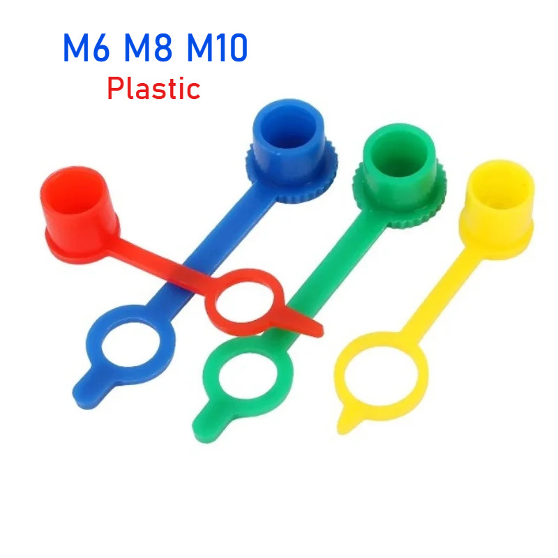 Mỡ Lắp Nhựa Bụi M6 M8 M10 Đỏ / Xanh / Trắng / Vàng / Xanh Lá Chống Bụi Nắp Cho Súng Mỡ Zerk Lắp