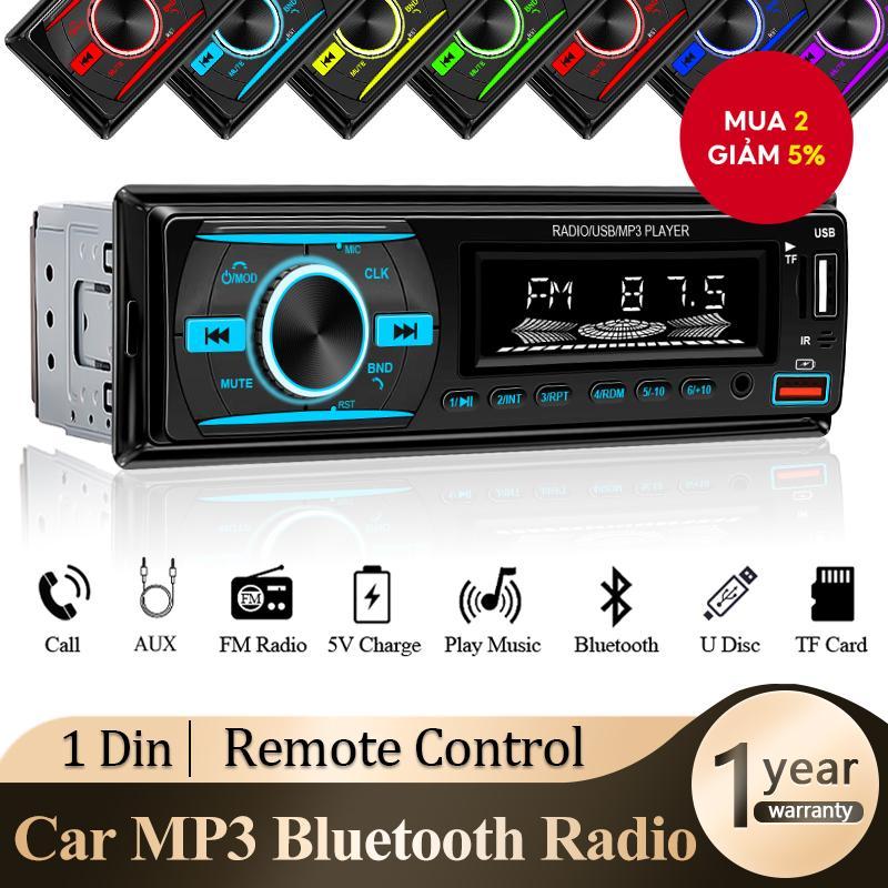 1din Radio Stereo Xe Ô Tô Đa Phương Tiện MP3