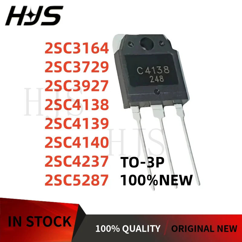 5 Chiếc 2SC3164 2SC3729 2SC3927 2SC4138 2SC4139 2SC4140 2SC4237 2SC5287 C3164 C3729 C3927 C4138 C413
