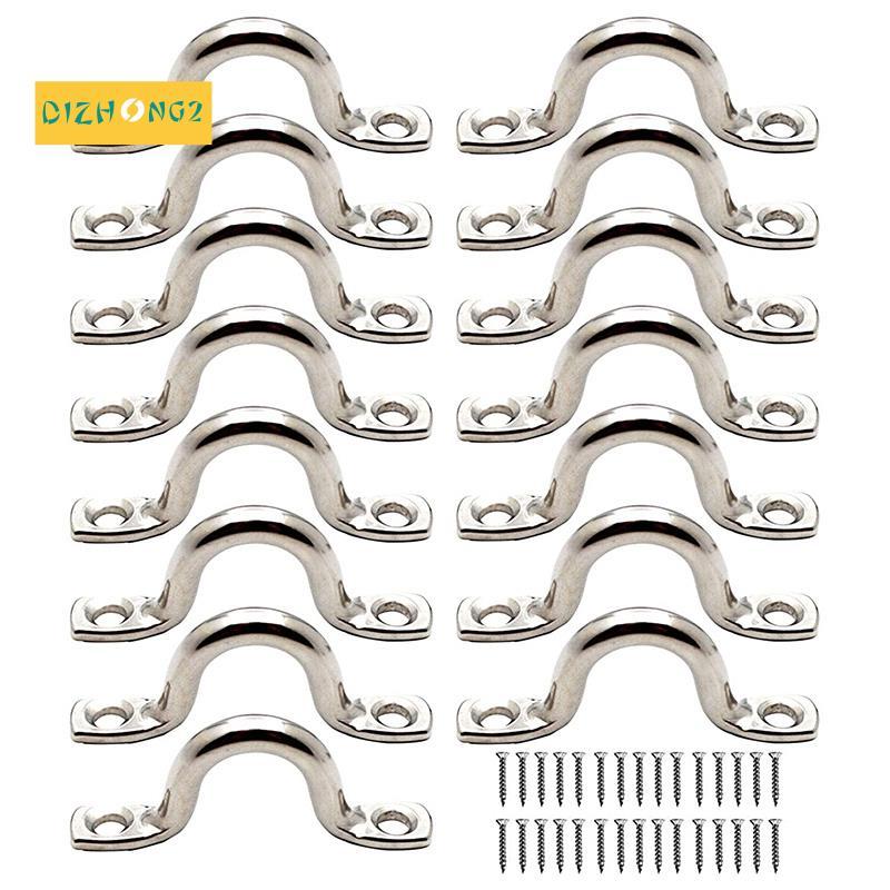 15 Chiếc Thép Không Gỉ Peck Tấm Mắt Móc Trần Kayak Tấm Mắt Kayak Miếng Lót Kayak Cho Kayak Ca nô, Ka