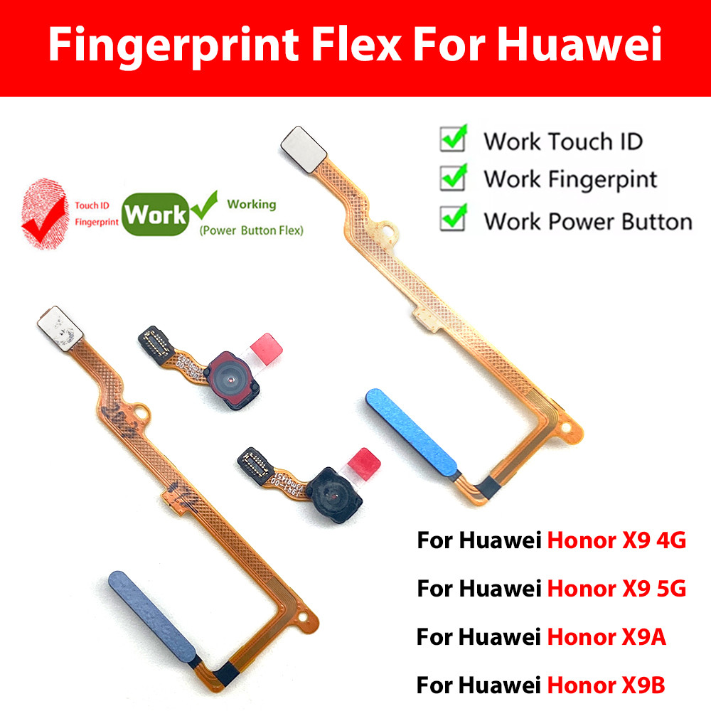 Máy quét cảm biến vân tay cho Huawei Honor X9A A9B X9 4G 5G Touch ID Home Nút Flex Cable