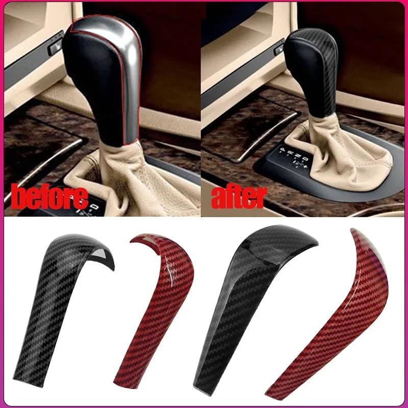 Xe Bánh Răng Dịch Chuyển Núm Đầu Nút Viền Phù Hợp Với Xe BMW 1 3 5 series X1 X5 Z4 E90 E92 E93 E60 E