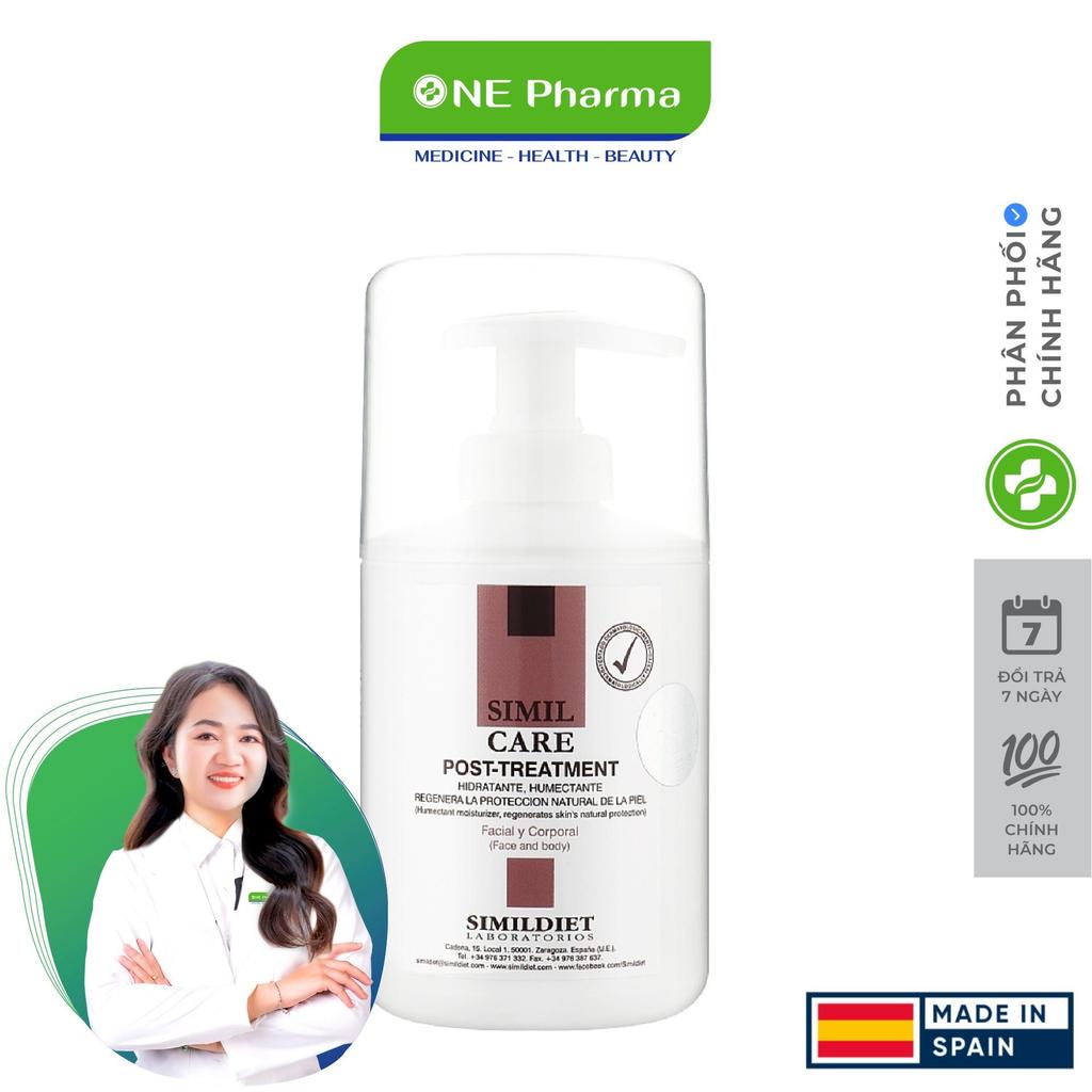 Kem Dưỡng Simildiet Care Post Treatment Phục Hồi Da Giảm Đỏ, Rát Da Sau Peel, Meso - 50ml/300ml