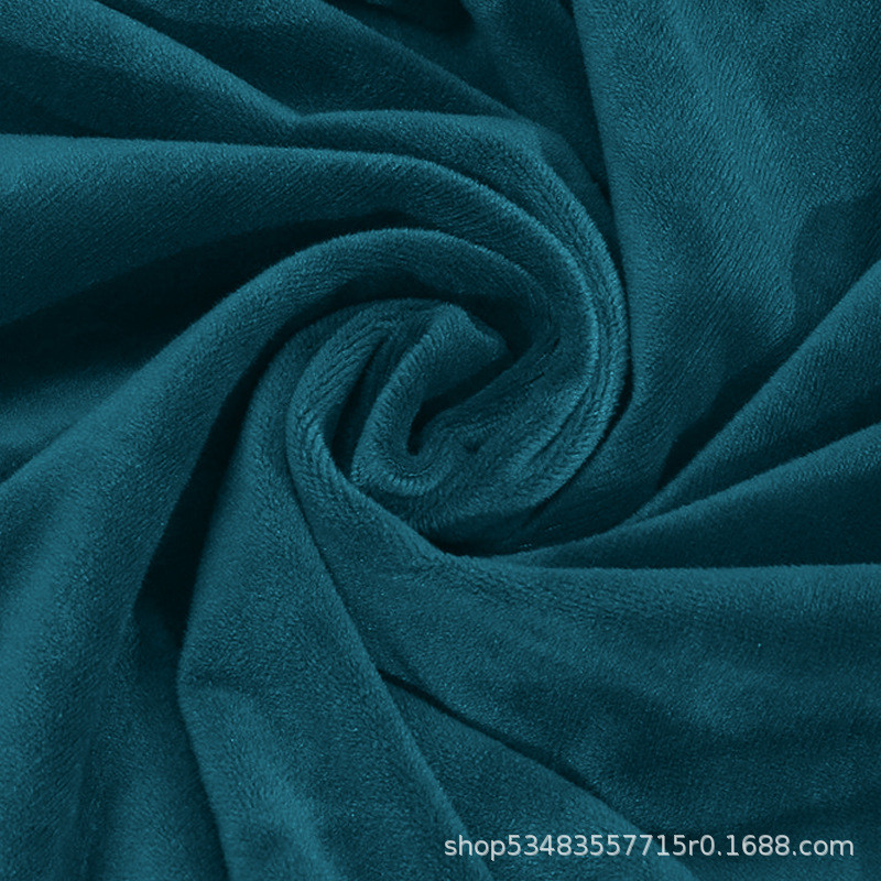 baoluan#Silver Fox Velvet Full Cover Computer Chair Cover Dustproof and Wear-resistant Home Office C