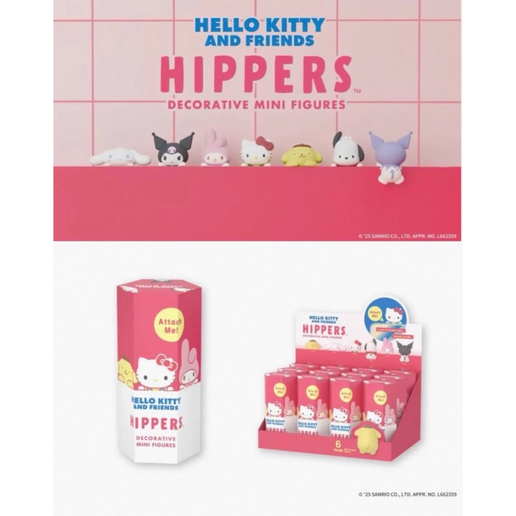 [Chính hãng] Sonny Angle Hello Kitty và Friends Hippers Hộp ngẫu nhiên Nhân vật giữ điện thoại