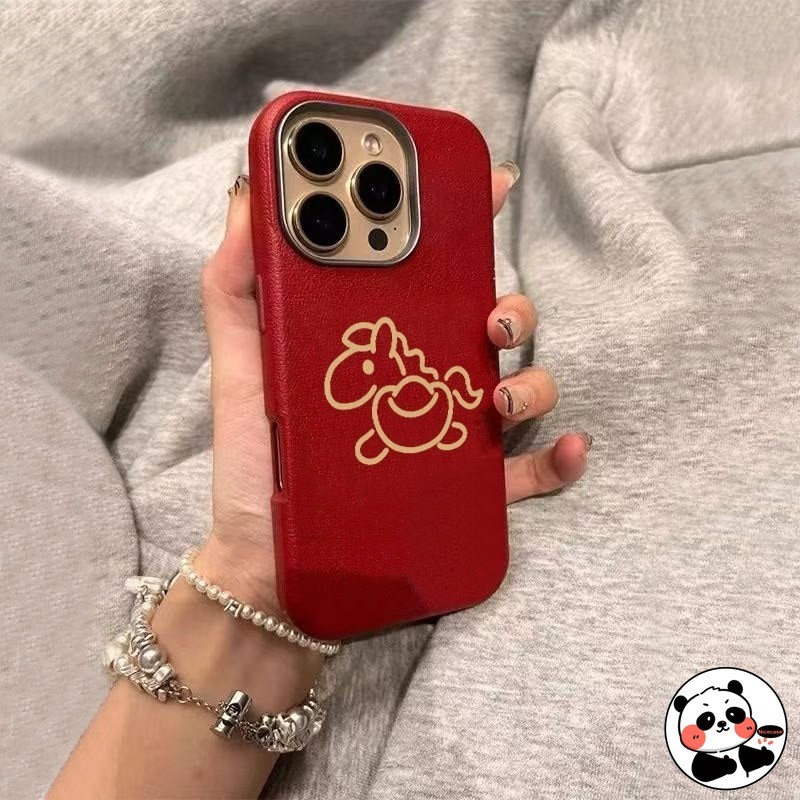 Ốp Điện Thoại Năm Mới Ngựa Cho Samsung Galaxy A17 A07 A16 F16 M16 A06 F06 M06 F56 M56 A56 A26 A36 A0