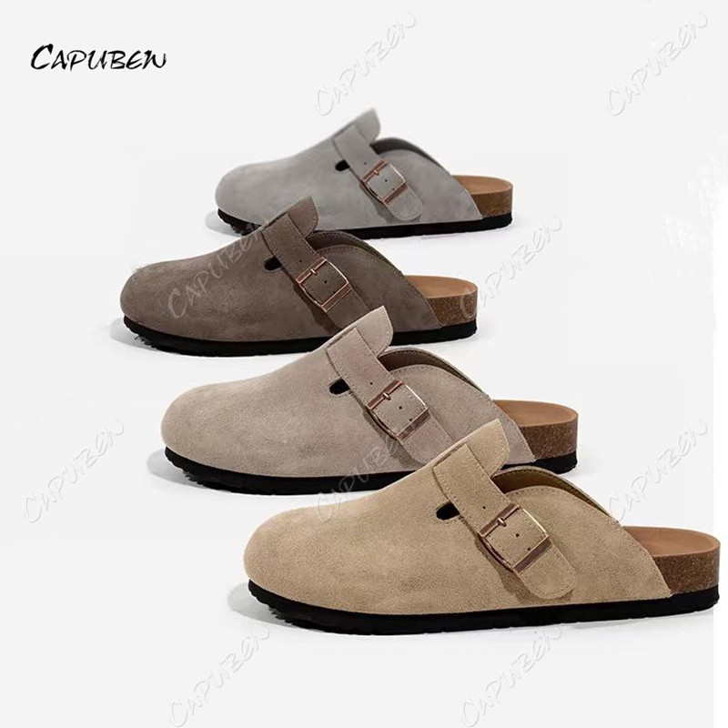 Capubew Dép cho nam giới thời trang giày dép rách cho nữ giới#06