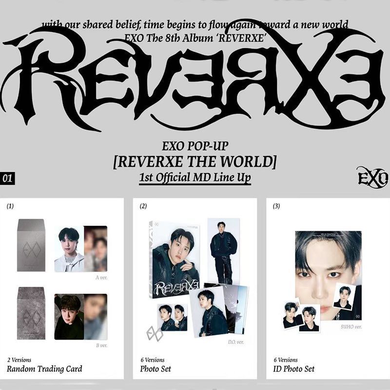 Exo flash ngẫu nhiên thẻ đầy đủ thẻ exo reverse ảnh thẻ xung quanh