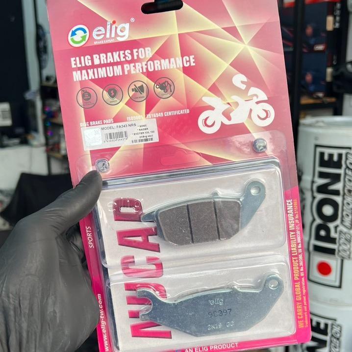 [MTVV] Bố thắng dĩa, má phanh dĩa ELIG FA343 NUCAP SPORT Bố Sau EX 135 150 155 FZ TFX YAZ Raider Sat