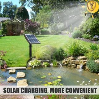 Máy bơm oxy năng lượng mặt trời YITAQI, Máy tạo oxy bể cá có độ ồn thấp 3W, Thiết bị oxy Hiệu suất cao Pin Lithium 2600mAh bền Máy bơm oxy bể cá Courtyard Fishbowl