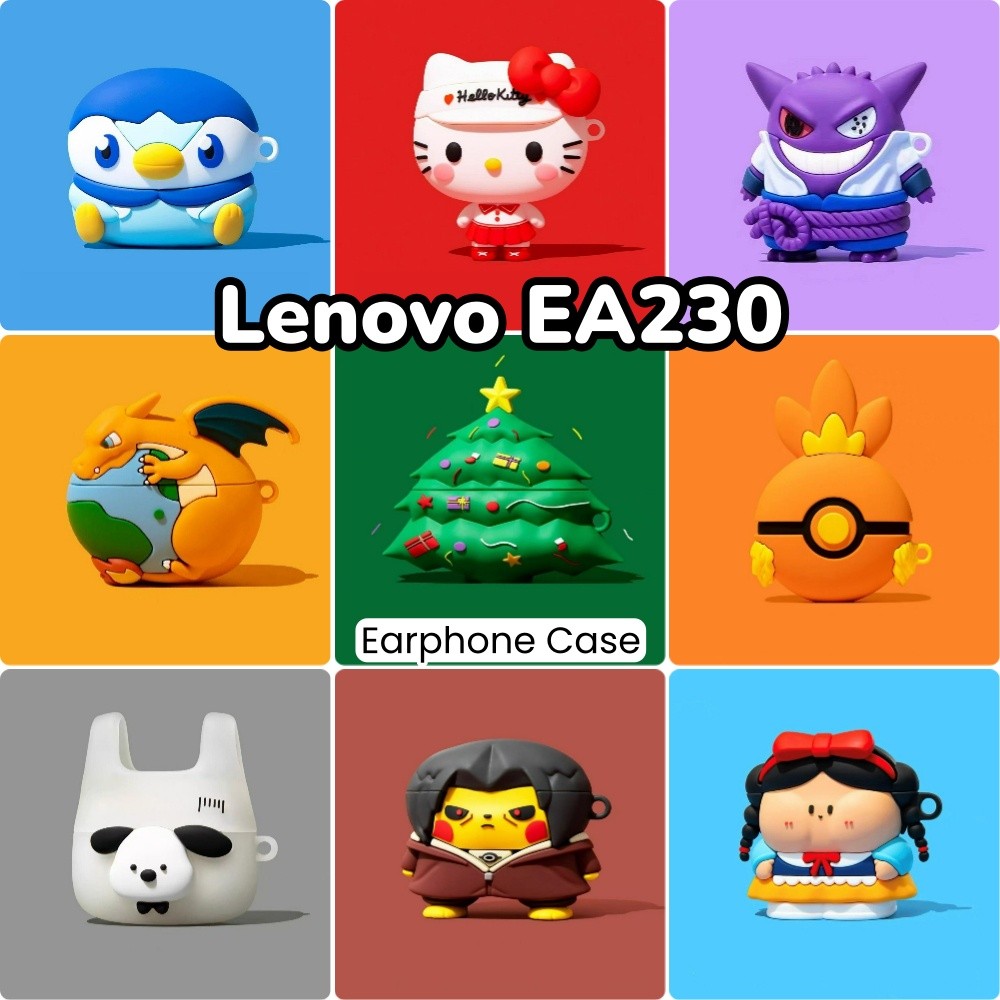 [Tùy chỉnh] Dành cho vỏ Lenovo EA230 Vỏ silicon mềm Phim hoạt hình dễ thương Vỏ tai nghe Charizard