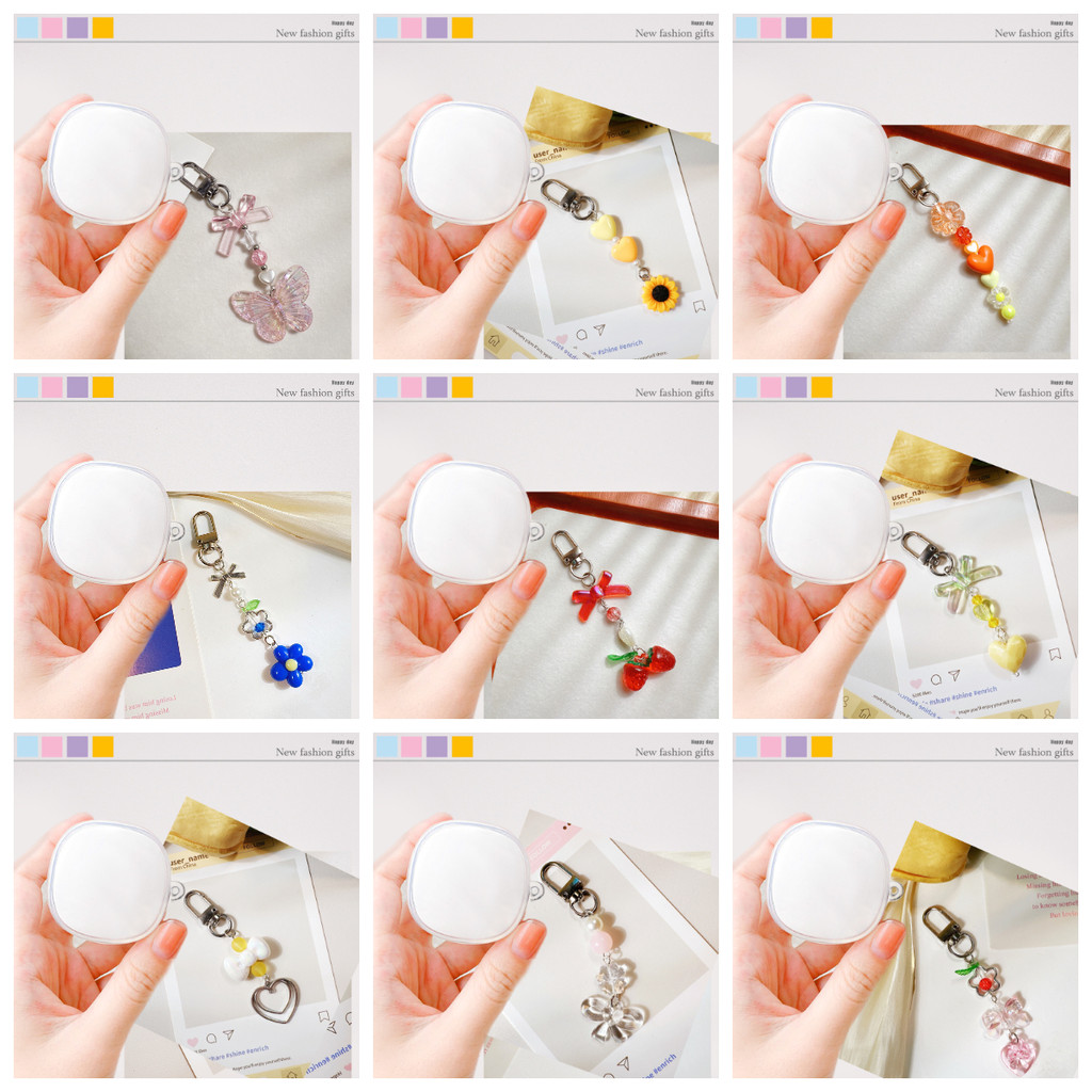 Ins love keychian Ốp Lưng Dành Cho Baseus E19 E20 WM01 WM02 E16 E17 E18 E12 Ốp Lưng Silicon Trong Su