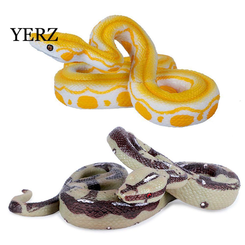 YZ Mô Phỏng Python Bộ Sưu Tập Quà Tặng Đồ Chơi Prank Thực Tế Động Vật Rắn Mô Hình Hoang Dã Python Mô