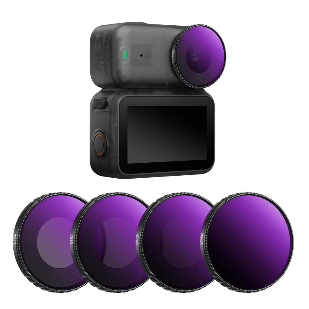 Bộ lọc K & F Concept 4PACK ND / PL cho DJI Osmo Nano, ND8 / PL ND16 / PL ND32 / PL ND64 / PL Kính HD