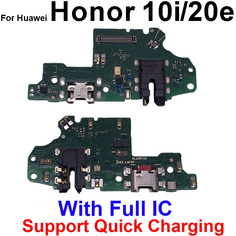 USB Sạc Jack Ban Cho Huawei Honor 10 20 30 Pro Plus Lite 20i 20e 20S 30i 30S Cổng Sạc USB Cổng USB B