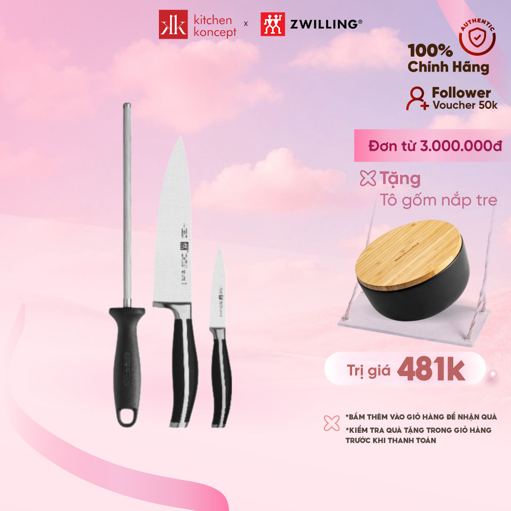 Bộ Dao 3 Món Zwilling Twin Cuisine