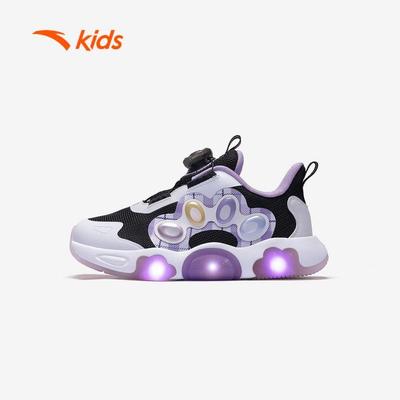ANTA Kids Giày sneakers Thời Trang Phát Sáng Bé Gái Giày thể thao Êm Nhẹ, chống trơn trượt, Khóa Xoay Tiện Lợi 3226A9921