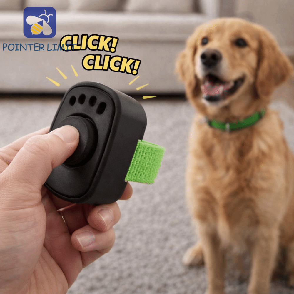 POINTER LIMIT Huấn luyện viên Clicker cho thú cưng, Dụng cụ bấm ngón tay cái cho chó chuyên nghiệp n