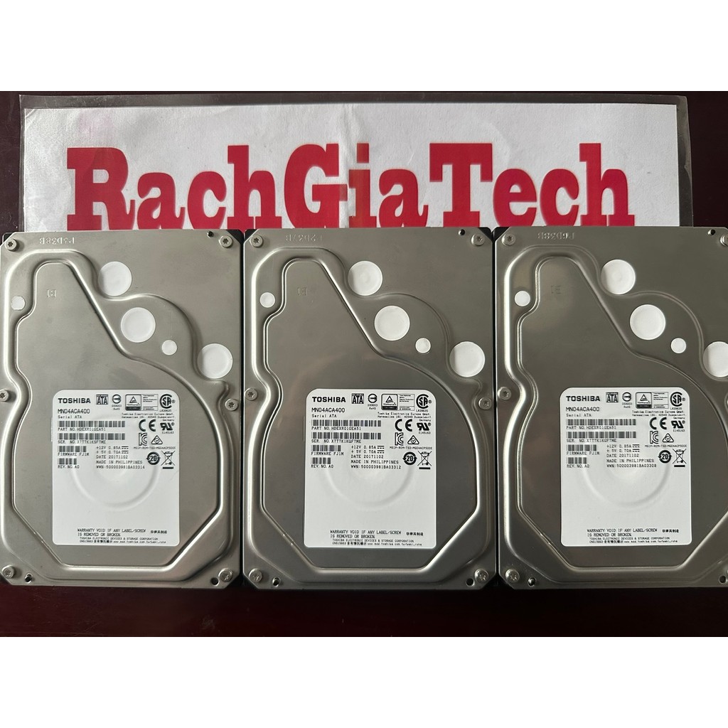 Ổ Cứng PC HDD 3.5 inch 4TB Seagate WD Toshiba Cũ thanh lý giá cực rẻ