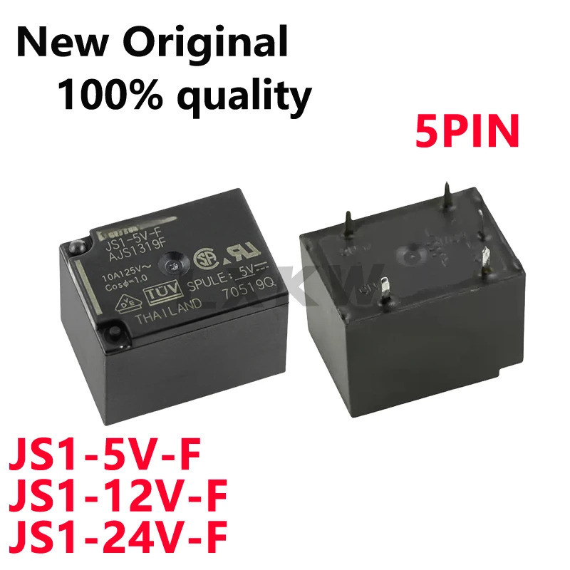 5 Chiếc JS1-5V-F JS1-112V-F JS1-24V-F 5pin Rơ Le Còn Hàng