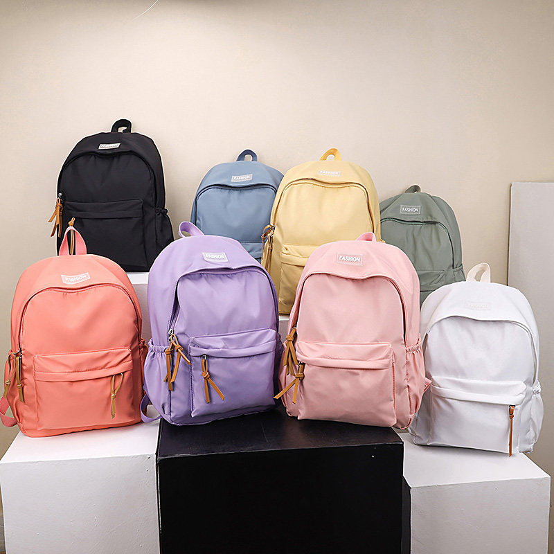 cặp nam boy phố cặp học sinh cấp 2 Balo nam đơn giản nữ thường ngày phong cách Nhật Bản học sinh tru