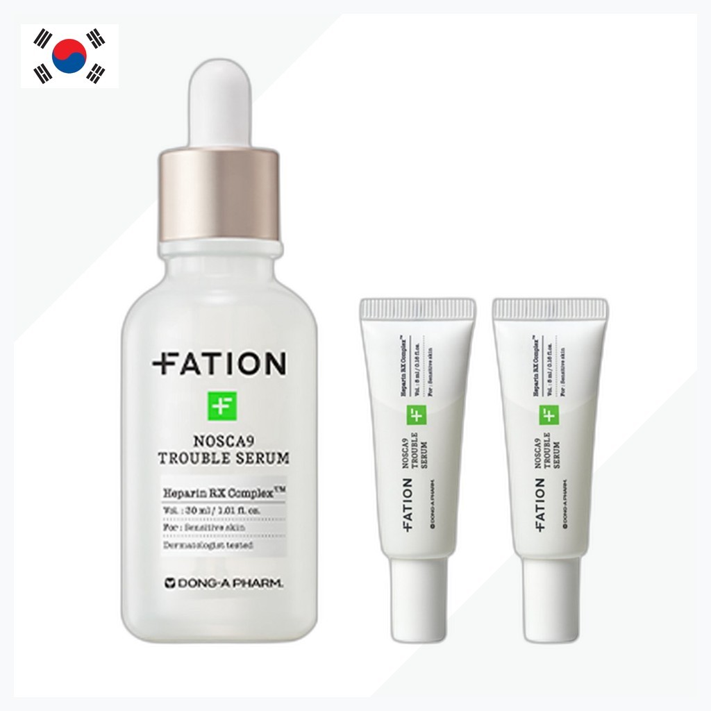 [fation] Nosca9 Trouble Serum, 30ml + 5ml x2, 1 cái / Serum Hàn Quốc / Giảm đau da / Chính hãng 100%