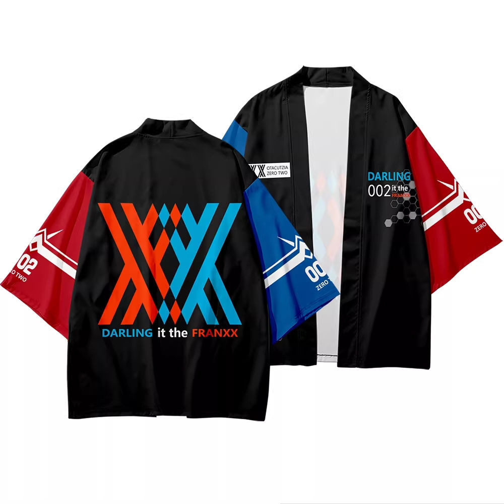 Trang phục cosplay Zero Two từ anime Darling in the franxx -_cardigan và yukata nam/nữ dành cho dạo 