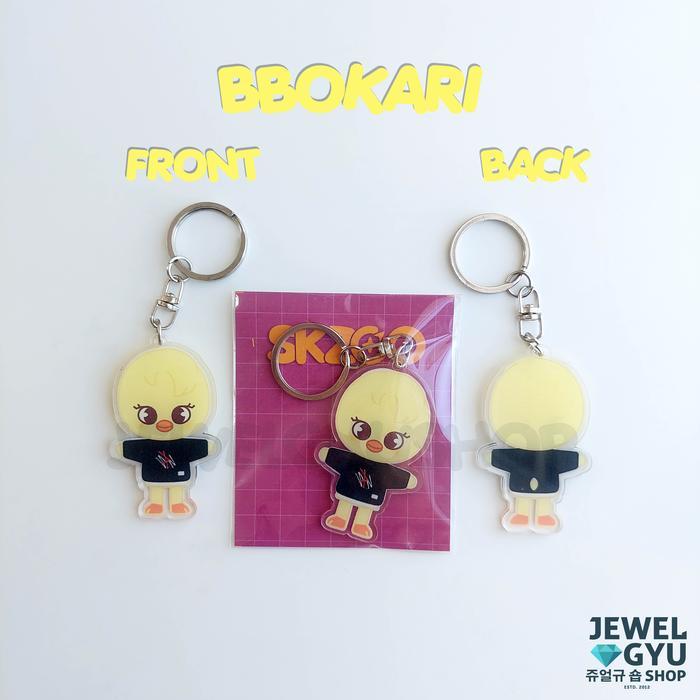 SKZOO Acrylic Keychain / Gantungan kunci akrilik Stray Kids - Bbokari