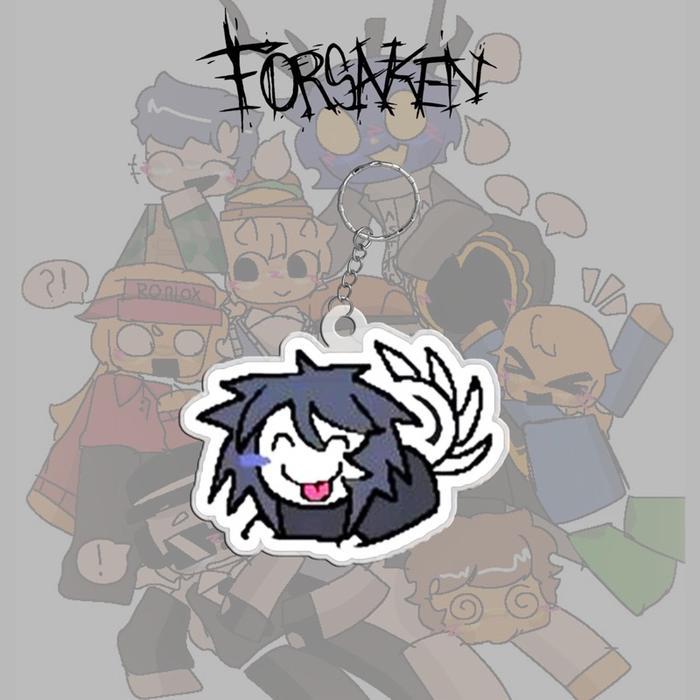 Gantungan Kunci Roblox Forsaken Survivor & Killer Keychain Roblox Character Forsaken Ganci Roblox