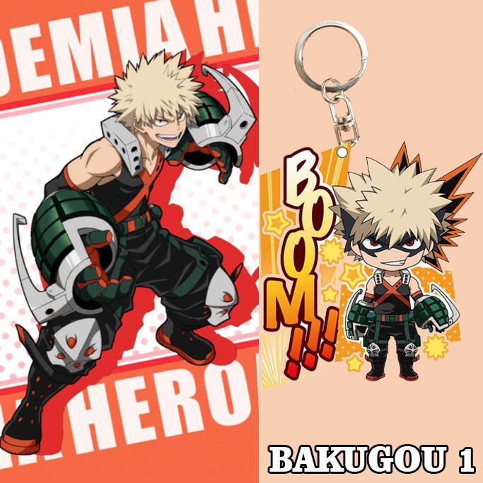 Gantungan Kunci Boku No Hero Academia : Bakugou Katsuki Kacchan ( Keychain / Figure )