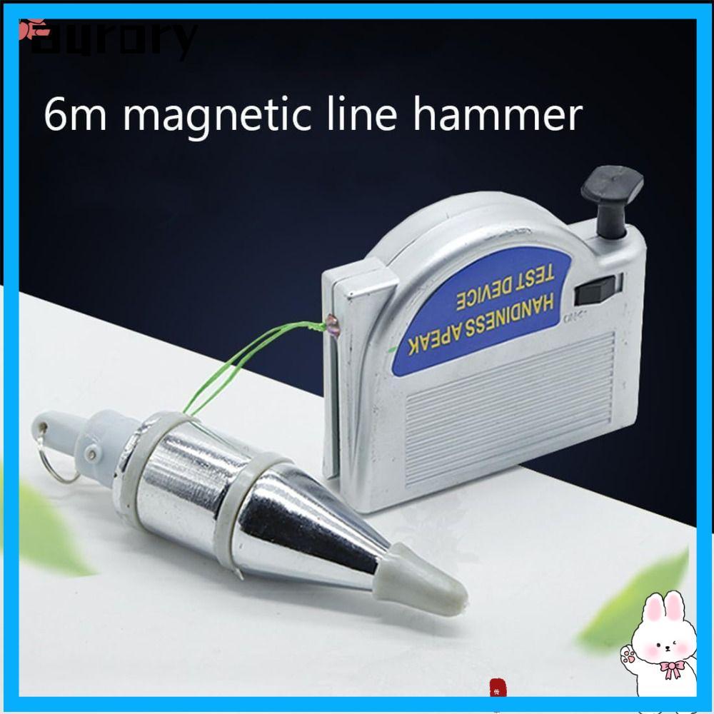 AURORY Plumb Bob có thể thu vào, Tự động ổn định nhanh chóng Công cụ Plumb Bobs, Dây búa từ tính bằn