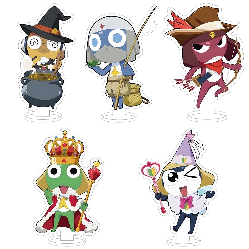 Standee Anime Keroro Gunso Sgt Frog mô hình mica nhân vật Keroro Tamama Giroro Kululu Dororo Fairy T