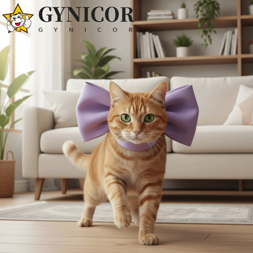 GYNICOR Cat Bow Tie Collar, Mũ nón nơ mèo trang trí thanh lịch, Thời trang trang trang trọng có thể 