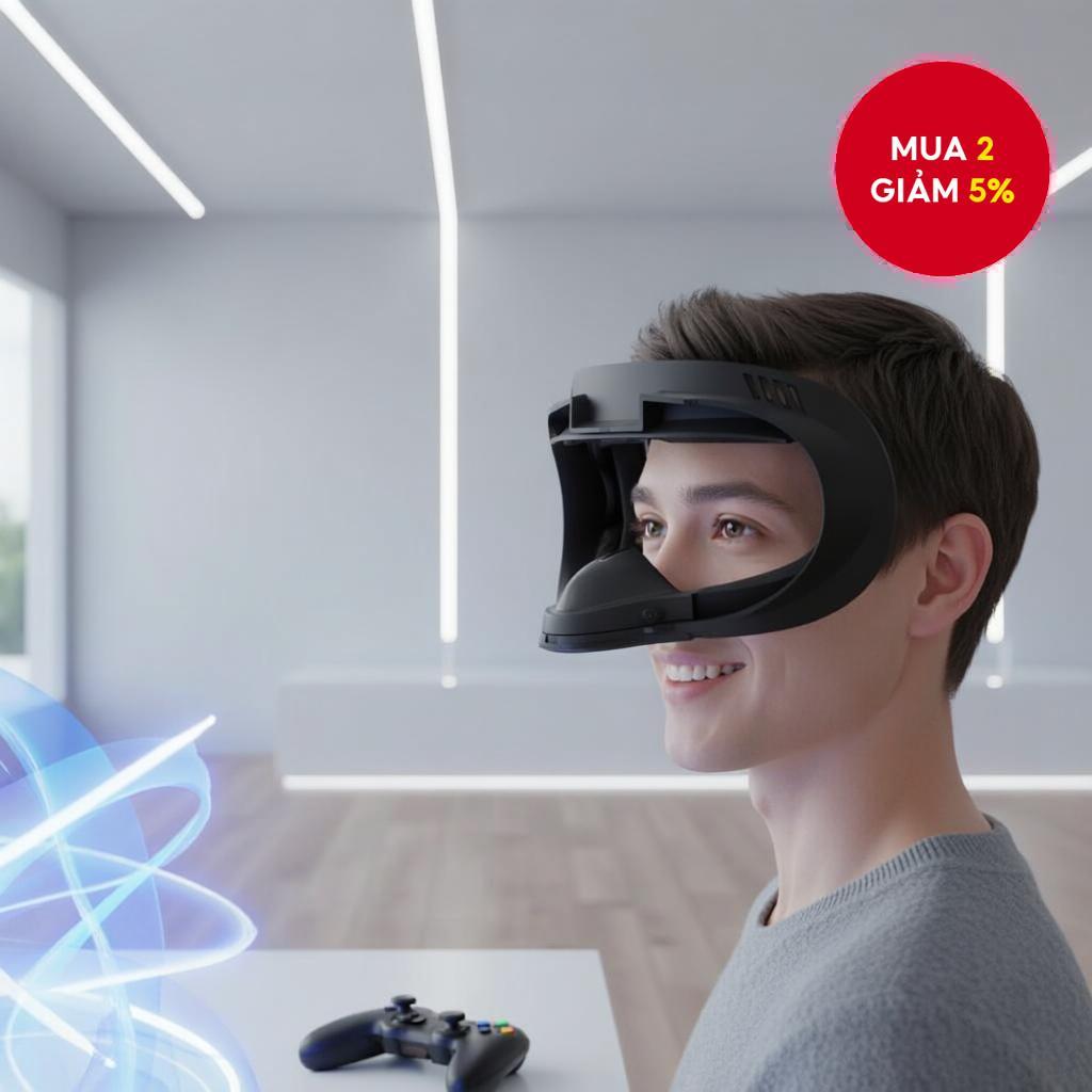 1 cái Giao diện khuôn mặt và đệm mặt Oculus Quest 2, đệm mút PU chống mồ hôi - Phụ kiện VR cho Meta 