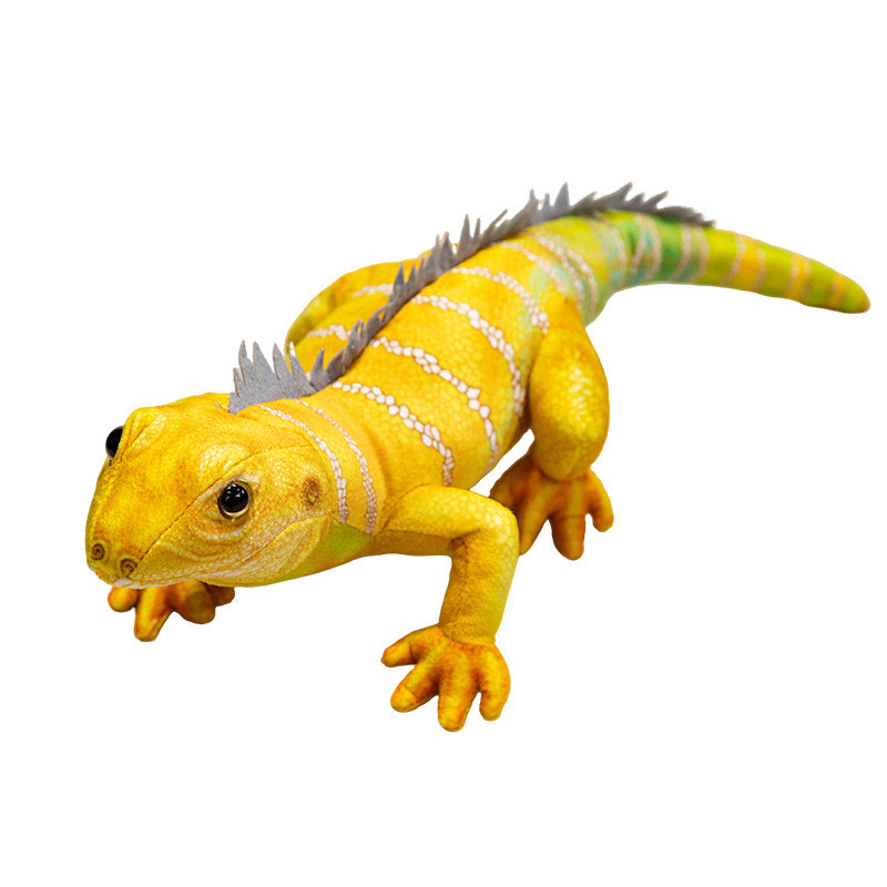 Thực Tế Thằn Lằn Sang Trọng Đồ Chơi Iguana Thú Nhồi Bông Bò Sát Chống Đỡ Búp Bê Mềm Chameleon Plushi