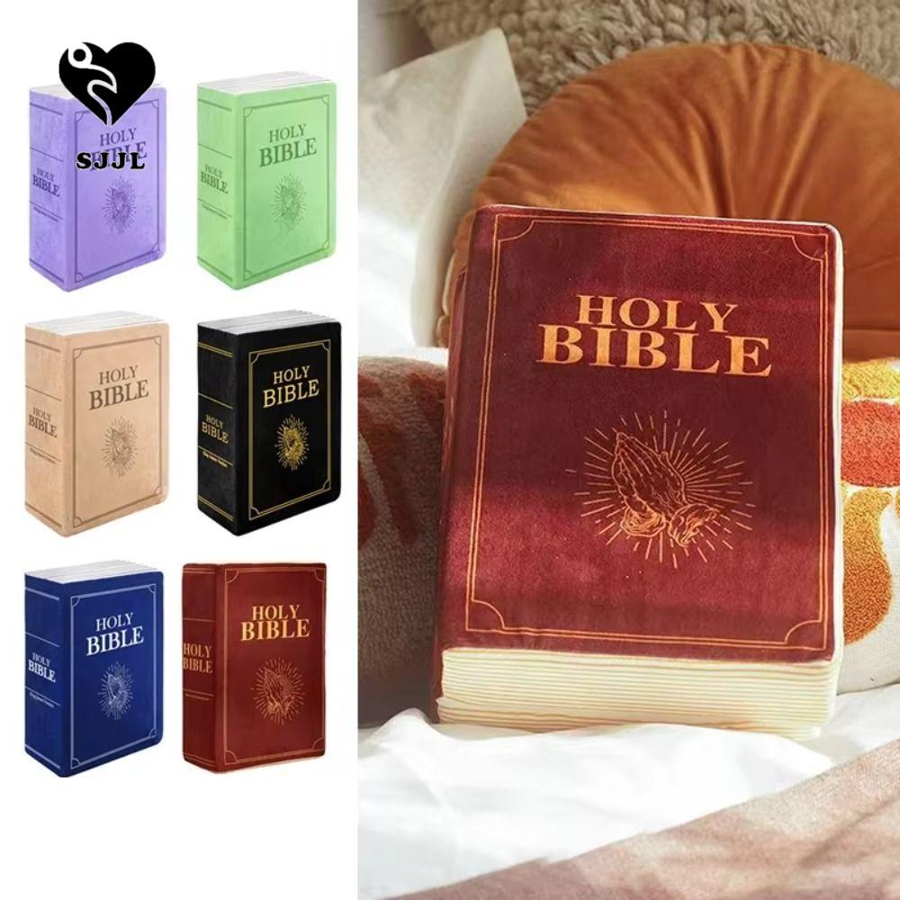 Gối Kinh Thánh SJJL, Trang Trí Nhà Gối Ném Kinh Thánh Thực Tế, Phòng Khách 33 * 22cm Đệm Sofa Dễ Thư