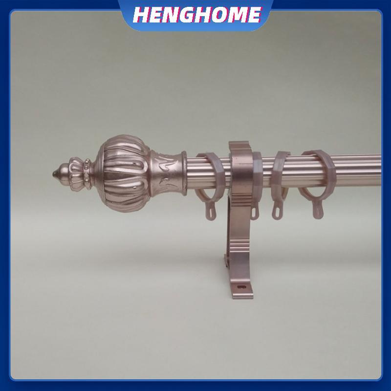 HENGHOME 2 Chiếc Rèm Thanh Trang Trí Đầu La Mã Thanh Niêm Phong Thanh Rèm Trang Trí Cắm La Mã Đầu Th
