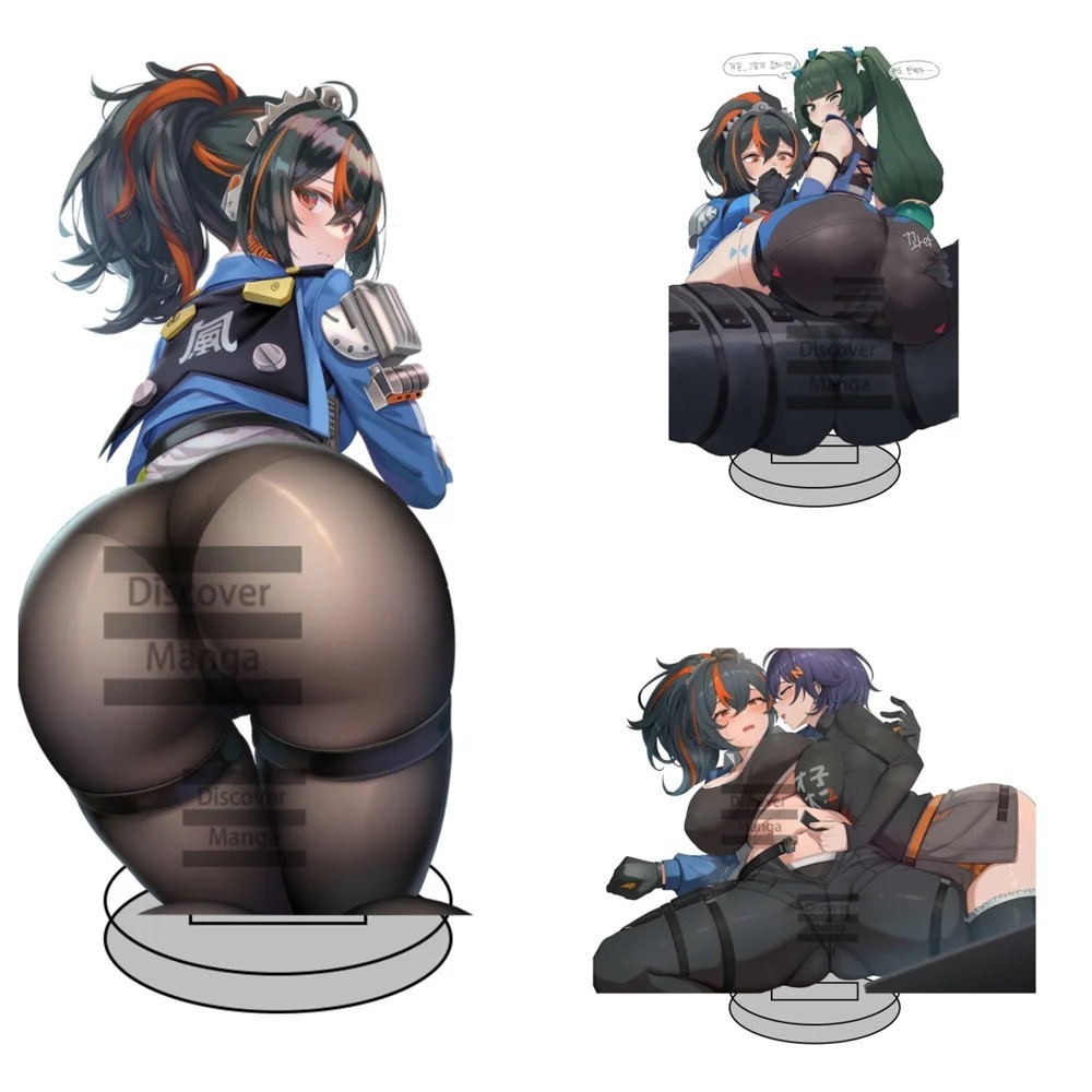 Standee Blue Archive mô hình anime nhân vật Fuuka acrylic 15cm trang trí bàn học làm việc quà tặng g