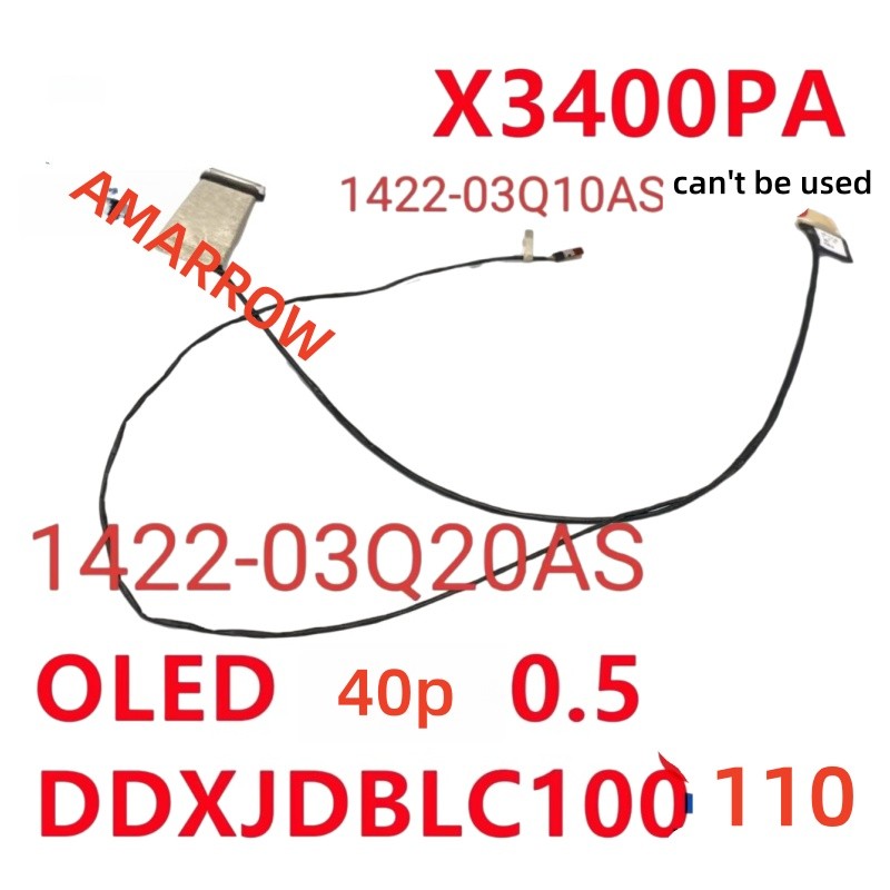 Cáp Màn Hình LCD Laptop Cho ASUS X3400PA M3401Q K3400P X3400PH DDXJDBLC100 DDXJDBLC110 1422-03Q20AS