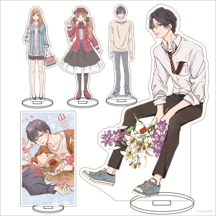 Jason My Love Story with Yamada-kun at Lv999 Figure Model Toy Acrylic Stands Anime Akane Plate Holde