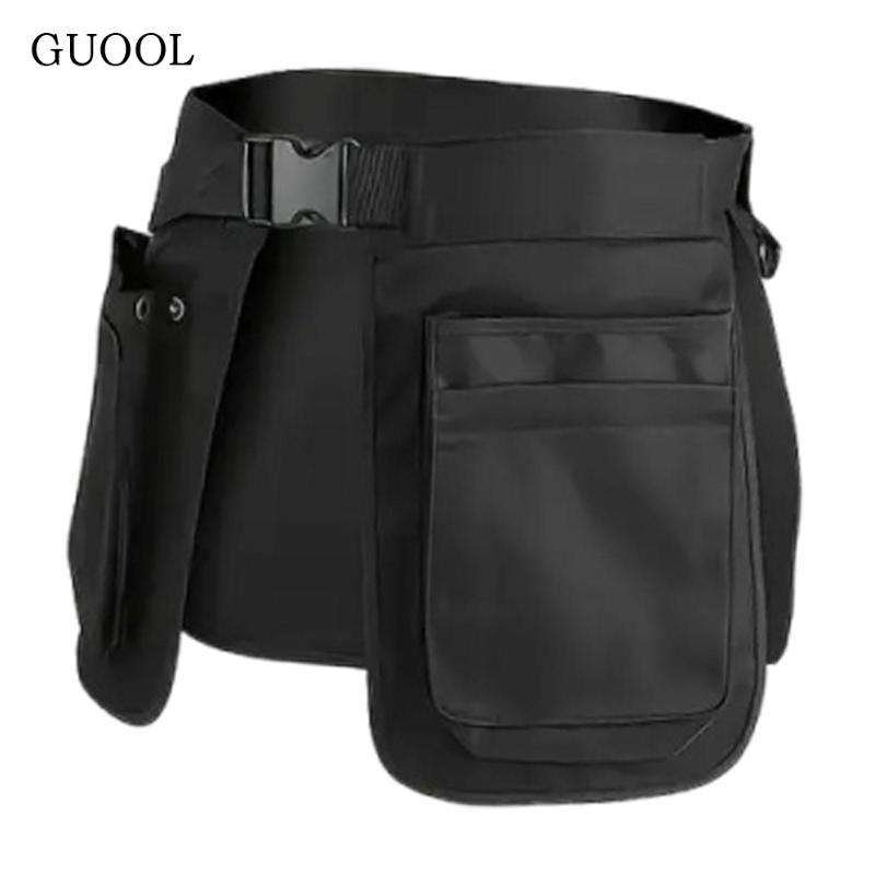 Gói Thắt Lưng Có Khóa Có Thể Điều Chỉnh Nhiều Túi Màu Đen Phụ Kiện Tạp Dề Tiện Ích Cho Đi Xe Đạp Du Lịch Phục Hồi Nhà Hàng Cắm Trại